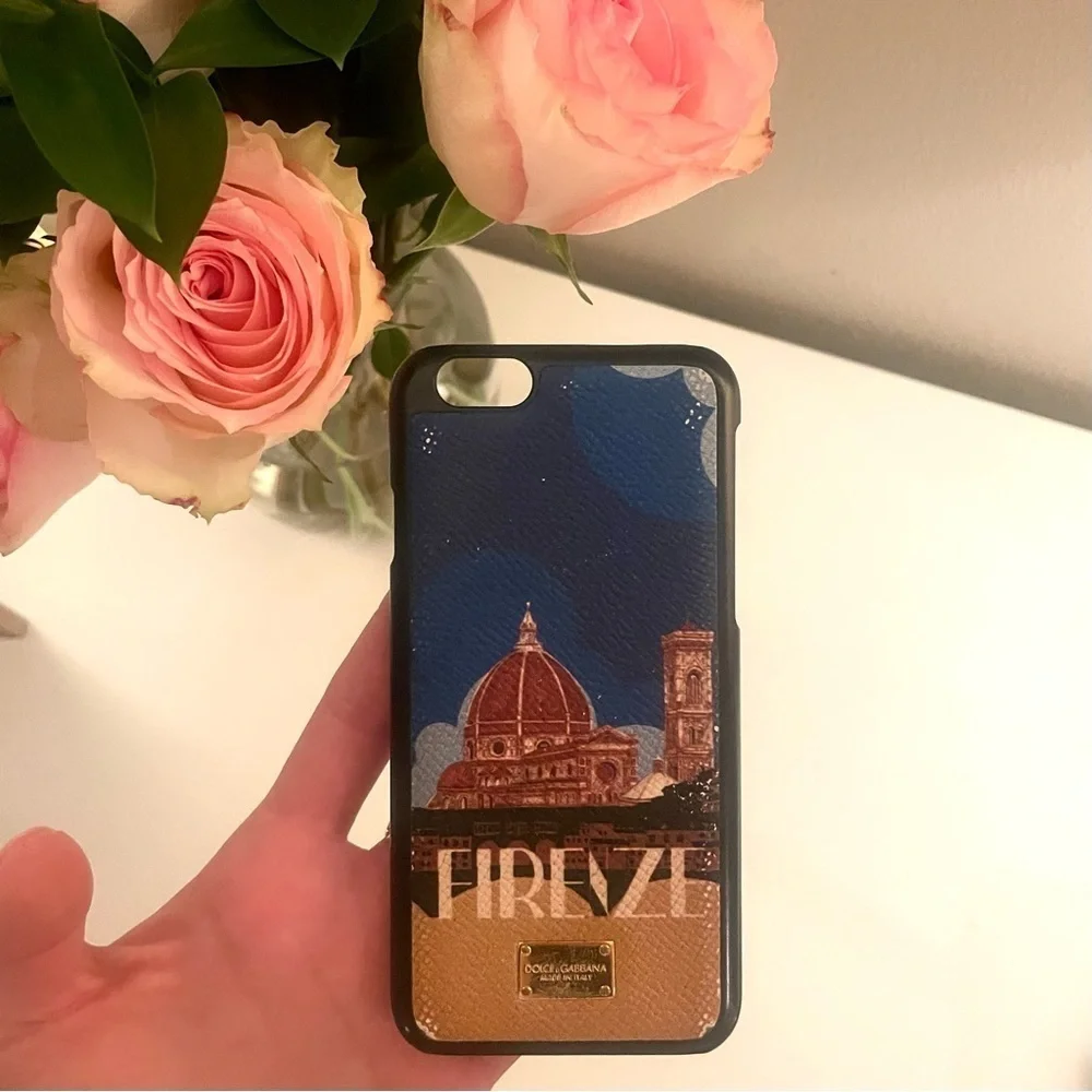 DOLCE & GABBANA “Firenze” leather phone case for iPhone 6/6S